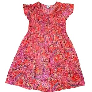 Metropolitain Pink Paisley Midi Dress Woman's Size 3X